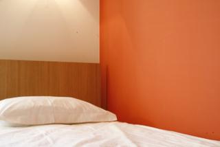 sypialnia pomarańczowa