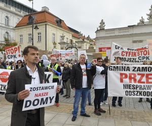 Warszawa. Wielki protest przeciwko budowie Centralnego Portu Komunikacyjnego