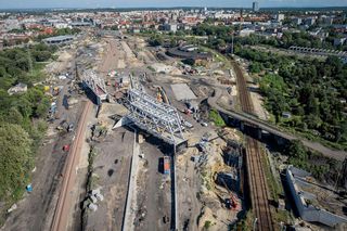 Katowice: Nowe wiadukty PKP rosną w oczach. Czy przebudowa zakończy się w terminie?