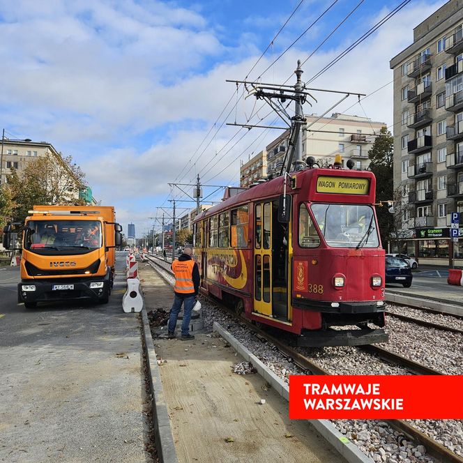 Koniec utrudnień na Grójeckiej. Tramwaje wracają na tory! Znamy datę