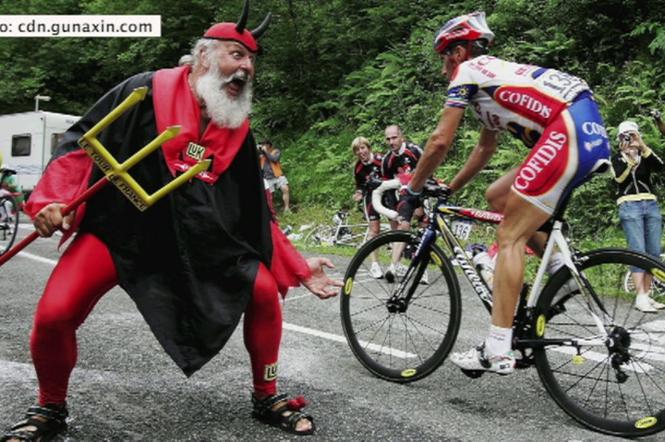 Dziadek w stroju diabła, Tour de France