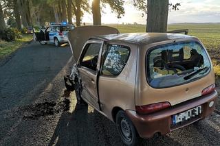 Wypadek na trasie Debrzno - Cierznie