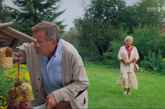 M jak miłość, odcinek 1413. Barbara (Teresa Lipowska), Józef (Stefan Friedmann)