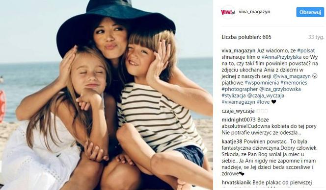 Anna Przybylska w sesji zdjęciowej dla Vivy