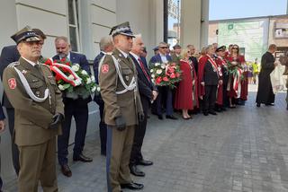 Odsłonięcie tablicy upamiętniającej 100-lecie Cudu nad Wisłą