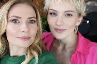 Barwy szczęścia na planie. Dominika (Karolina Chapko), Renata (Anna Mrozowska)