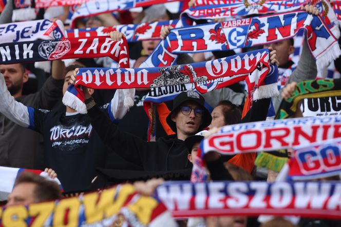 Kibice Górnika Zabrze na stadionie