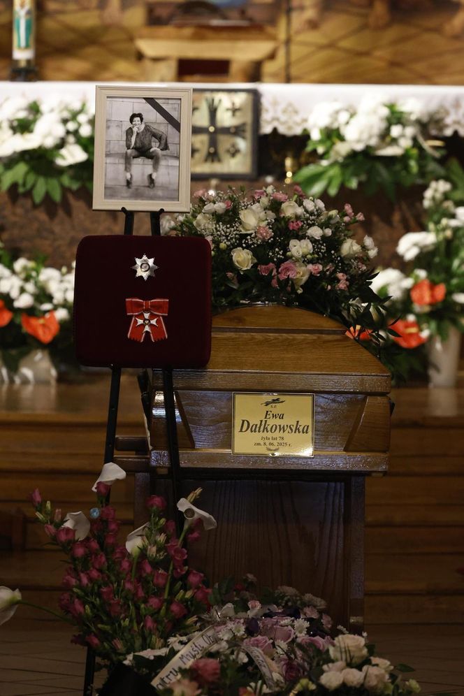 Ewa Dałkowska, pogrzeb