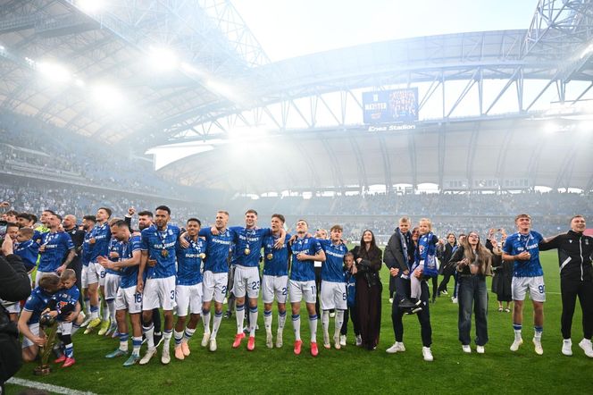 Tak Lech Poznań świętował Mistrzostwo Polski