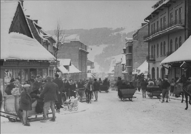 Zakopane: zima na Krupówkach sto lat temu