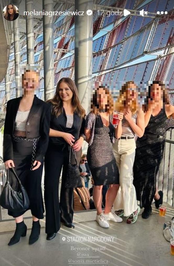 Melania Grzesiewicz (Anita w M jak miłość) na koncercie Beyonce
