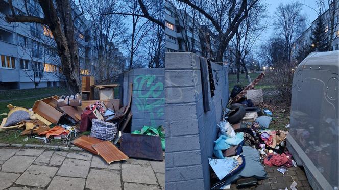 Dzikie śmietnisko w centrum Wrocławia. Mieszkańcy osiedla: Żyjemy w chlewie 