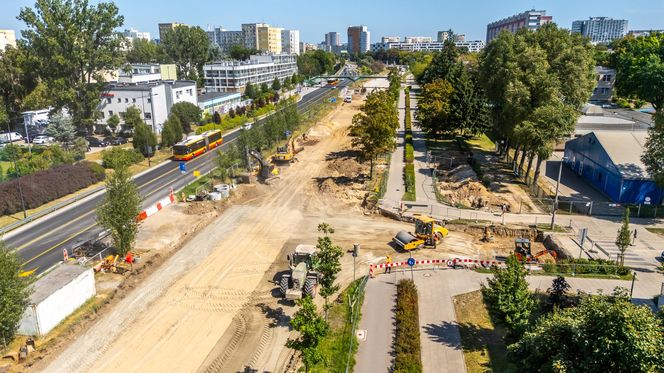 Remont alei Stanów Zjednoczonych w Warszawie