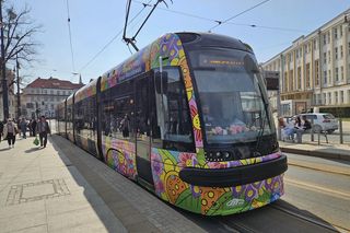 Wiosenno-letni tramwaj MZK w Toruniu