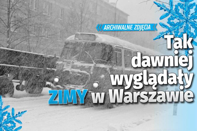 Tak dawniej wyglądały ZIMY w Warszawie