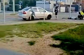 Policyjna obława w Bydgoszczy. Świadek wypadku, zamiast pomóc, popędził do lasu. Miał manię w oczach!