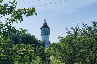 Prawie jak dom Muminków. Zabytkowa wieża na Mazurach zachwyca