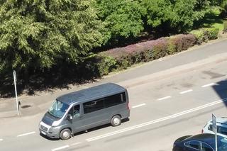 Policyjny konwój w Katowicach