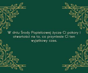 Wyjątkowe kartki na Środę Popielcową dla rodziny. Duży wybór obrazków z mądrymi pozdrowieniami na początek Wielkiego Postu [POPIELEC 2025]