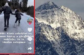 Dwie ślązaczki ubrały śniegowce i poszły na Morskie Oko. Chodziło o lans