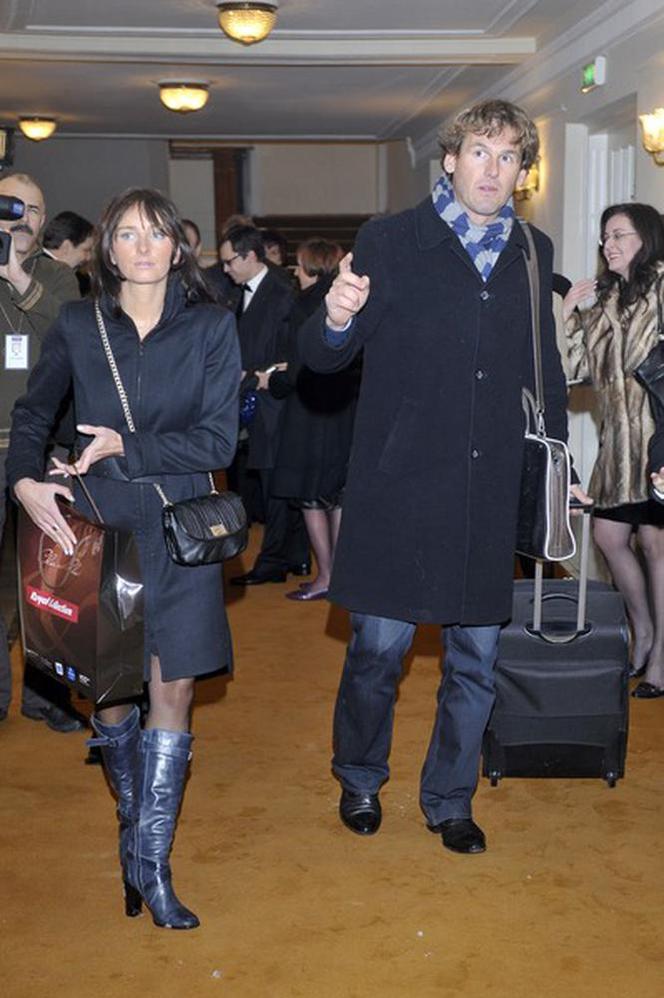 Mateusz Kusznierewicz z partnerką