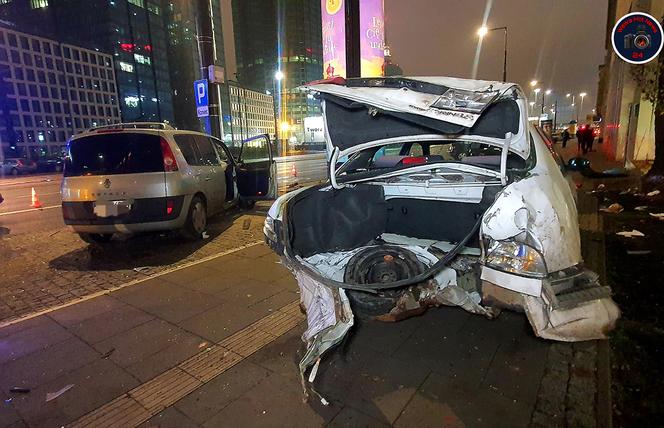 Wielka kraksa w centrum Warszawy