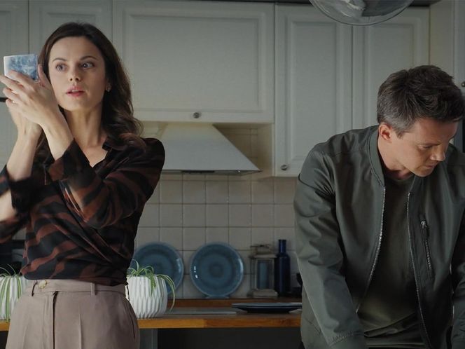 M jak miłość, odcinek 1847: Jakub Karski (Krzysztof Kwiatkowski), Kasia (Paulina Lasota) 