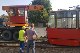 Tramwaj zderzył się z betoniarką