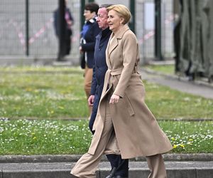 Jesienne stylizacje pierwszych dam