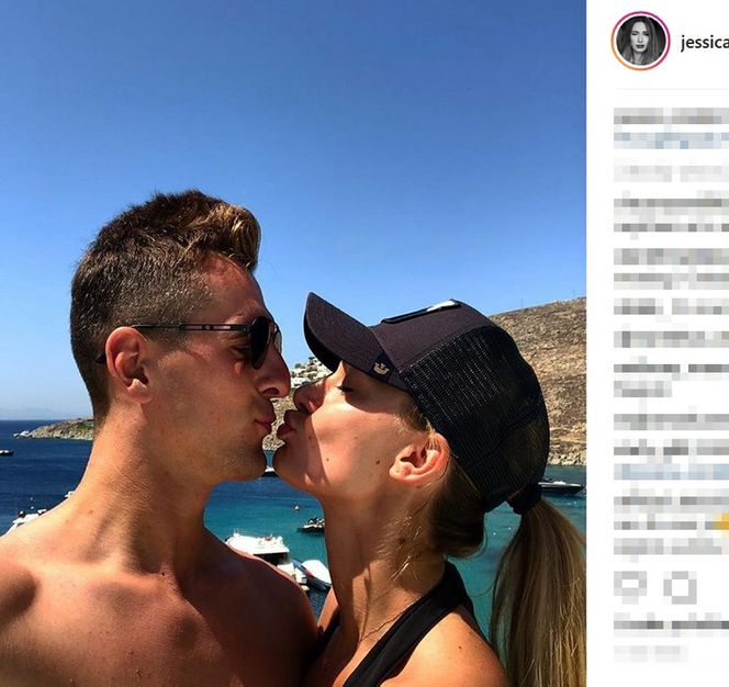  Arkadiusz Milika i Jessica Ziółek na wakacjach w Grecji