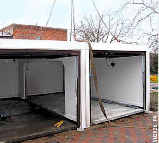 Garaż gotowy z prefabrykatów betonowych (2)