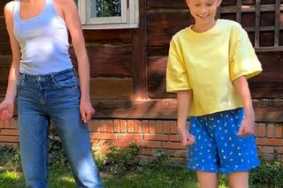 M jak miłość. Natalka (Dominika Suchecka), Hania (Wiktoria Basik)