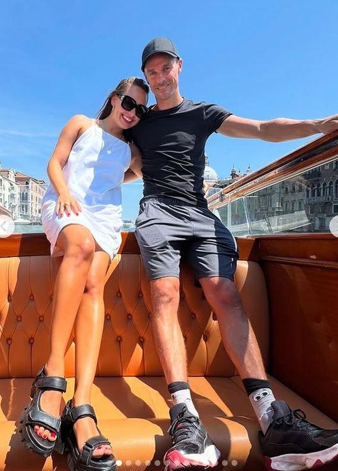 Piotr Żyła i Marcelina Ziętek na wakacjach w Wenecji i Cannes