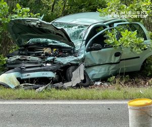  Czołowe zderzenie w Wawrze