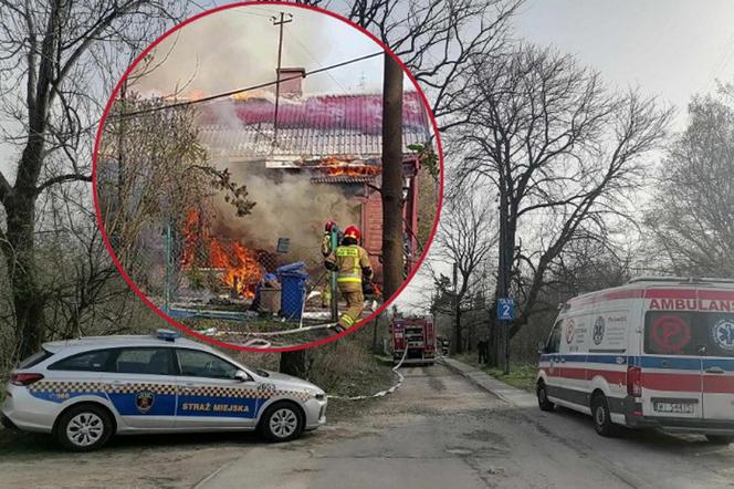  Mały dom płonął jak pochodnia. Słychać było wybuchy, wszystkie służby postawione na nogi