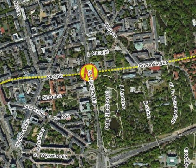 Metro M5 – stacja Piękna