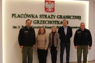Wizyta kanadyjskiej delegacji w Warmińsko-Mazurskim Oddziale SG