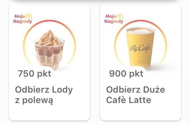 Darmowe jedzenie w McDonald's! Ile trzeba uzbierać punktów?