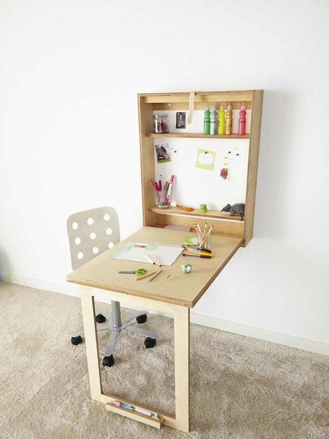 Zrób to sam: stolik dla dziecka składany na ścianę. Krok 1 – wymiary formatek płyty