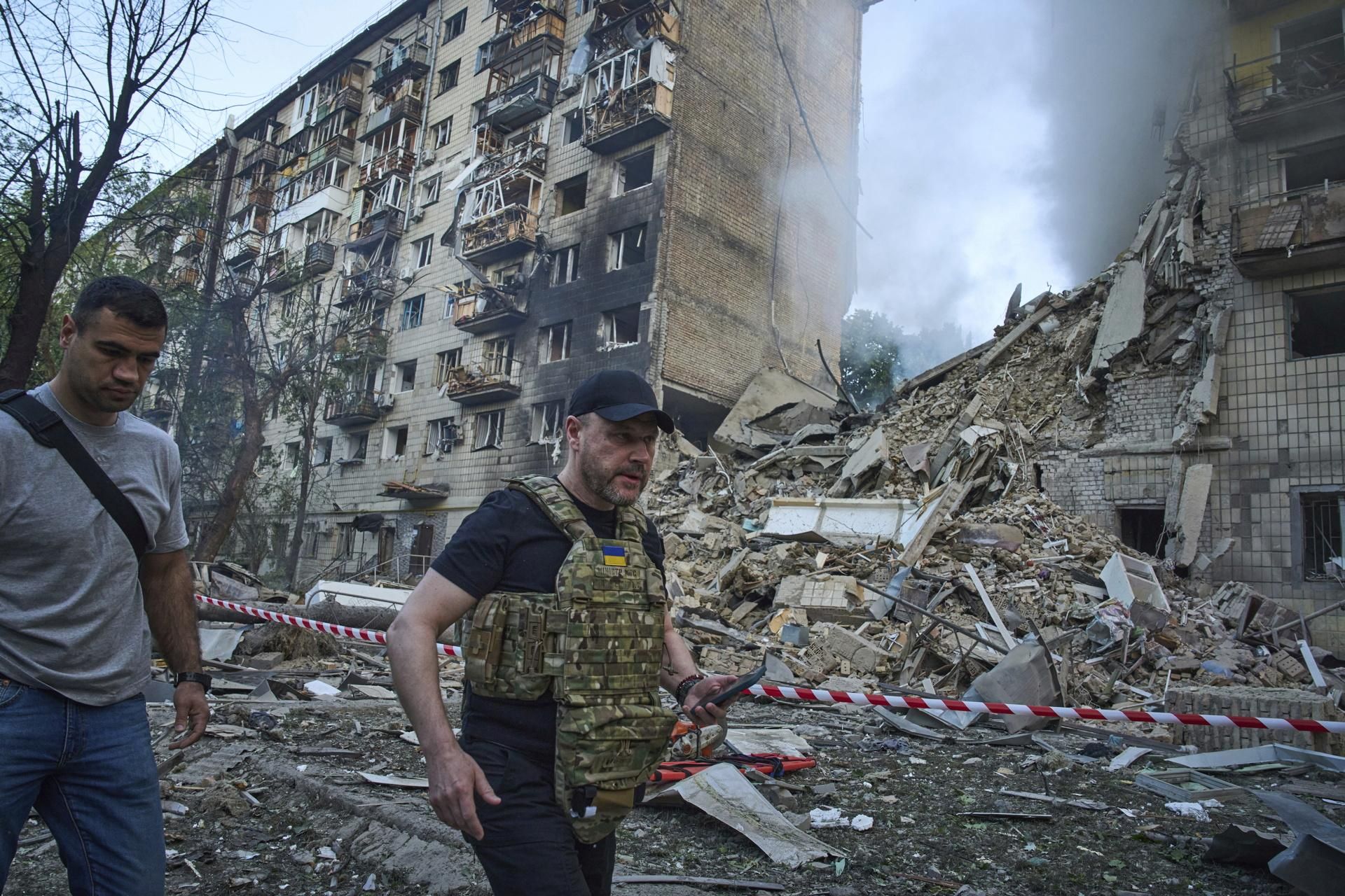 Rekordowy atak dronów na Ukrainę