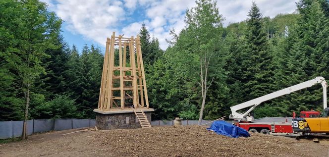 Wieża dla nietoperza. Pierwszy taki obiekt w Polsce powstaje na Podkarpaciu