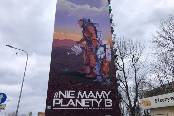 Antysmogowy mural w centrum Kielc. Całość robi niesamowite wrażenie [ZDJĘCIA]