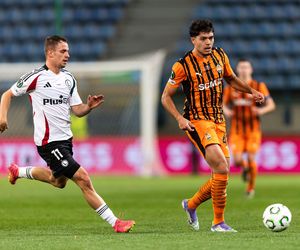 Legia - Szachtar: transparent kibiców