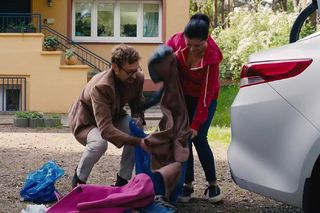 M jak miłość odc. 1882. Kinga (Katarzyna Cichopek), Darek Hoffman (Mateusz Rusin)