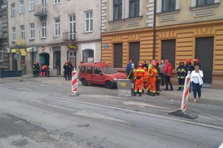 W centrum Łodzi zawaliła się trzypiętrowa kamienica