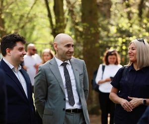 Warszawa. Zabytkowy ogród tarasowy SGGW 