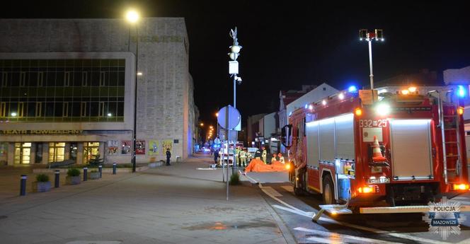 Ćwiczenia służb w radomskim teatrze