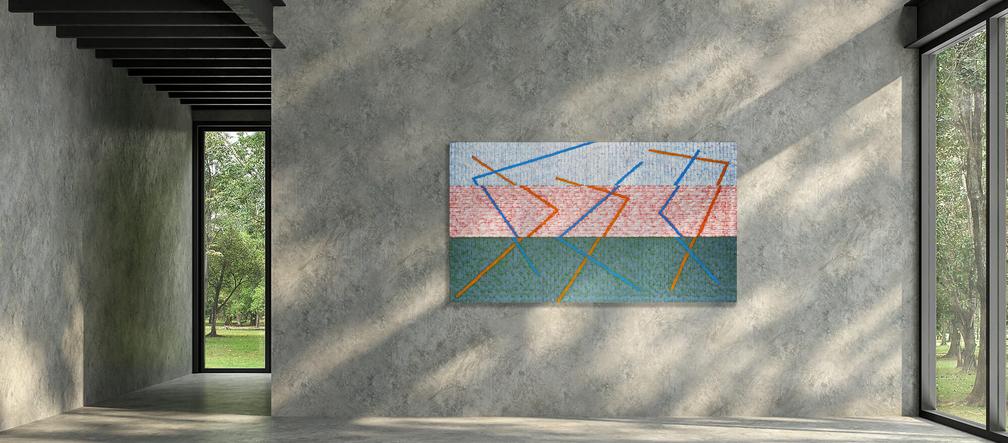 Dance, tempera żółtkowa na płótnie, 120×200 cm / 47×78 in