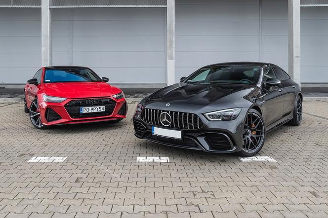 Audi RS7 Sportback 4.0 TFSI V8 vs. Mercedes-AMG GT 4-Door Coupe 63 S 4MATIC+