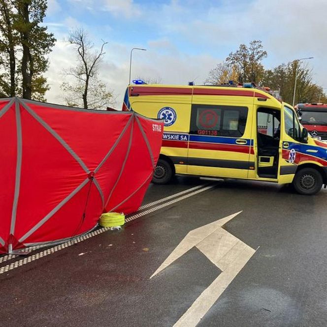 Wypadek w Baldowie. Nie żyje jedna osoba